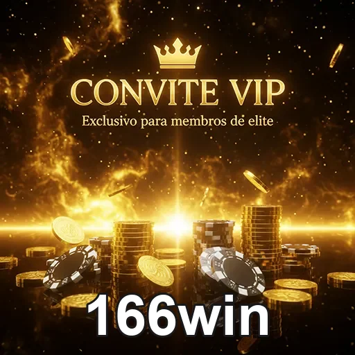 Imagem de promoção VIP no 166win, o site de apostas e cassino online brasileiro.